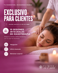 Promo Octubre · 10 sesiones integrales de masoterapia