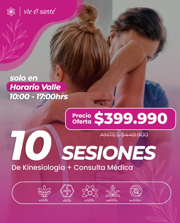 10 Sesiones de Kinesiología + Consulta Médica – 100% Reembolsable