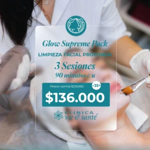 Glow Supreme Pack – Limpieza Facial Profunda (3 Sesiones)